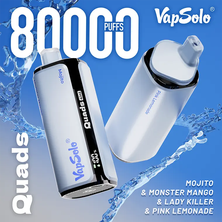 VapSolo Quads – Mojito, Monster Mango, Lady Killer, Pink Lemonade