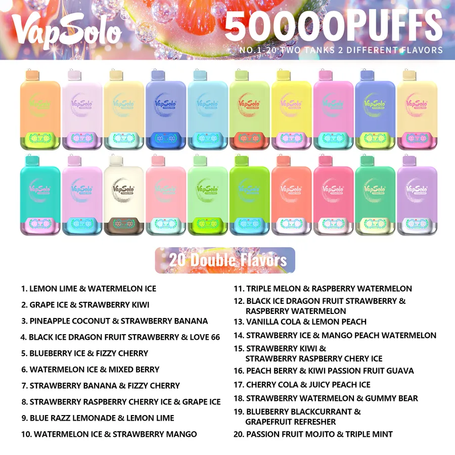 VapSolo Twins Pro – Aromenübersicht